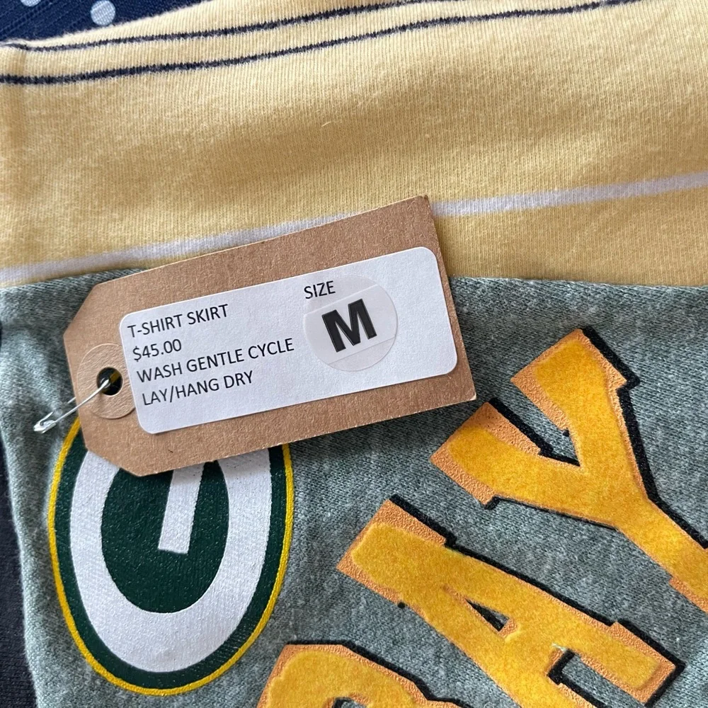 Green Bay Packers Women's Skirt - Green and Yellow - Picture 3 of 8